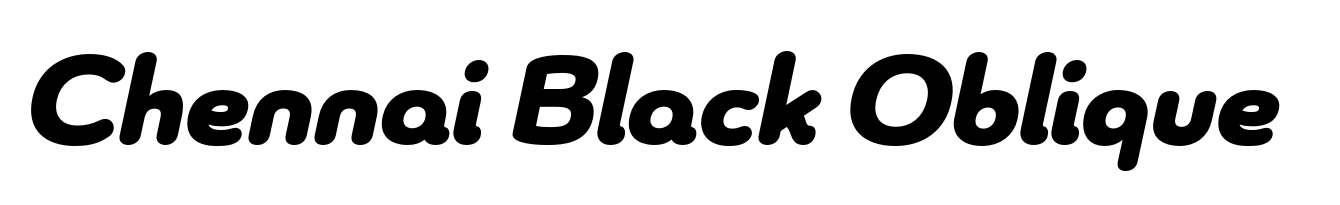 Chennai Black Oblique